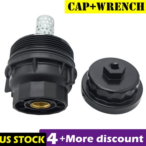 New Engine Oil Filter Housing Cap For Toyota Tundra 5.7L Lexus LX570