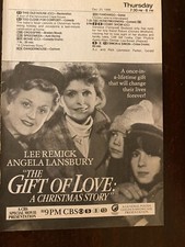 The Gift of Love, Angela Lansbury, Lee Remick, Vintage TV Guide Ad