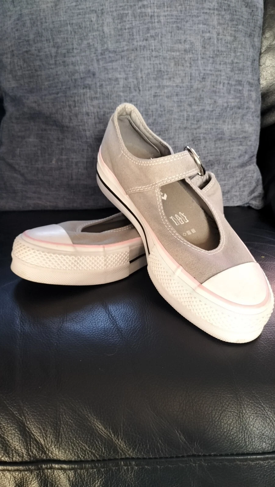 Décolleté plateau cinturino fibbia Converse.