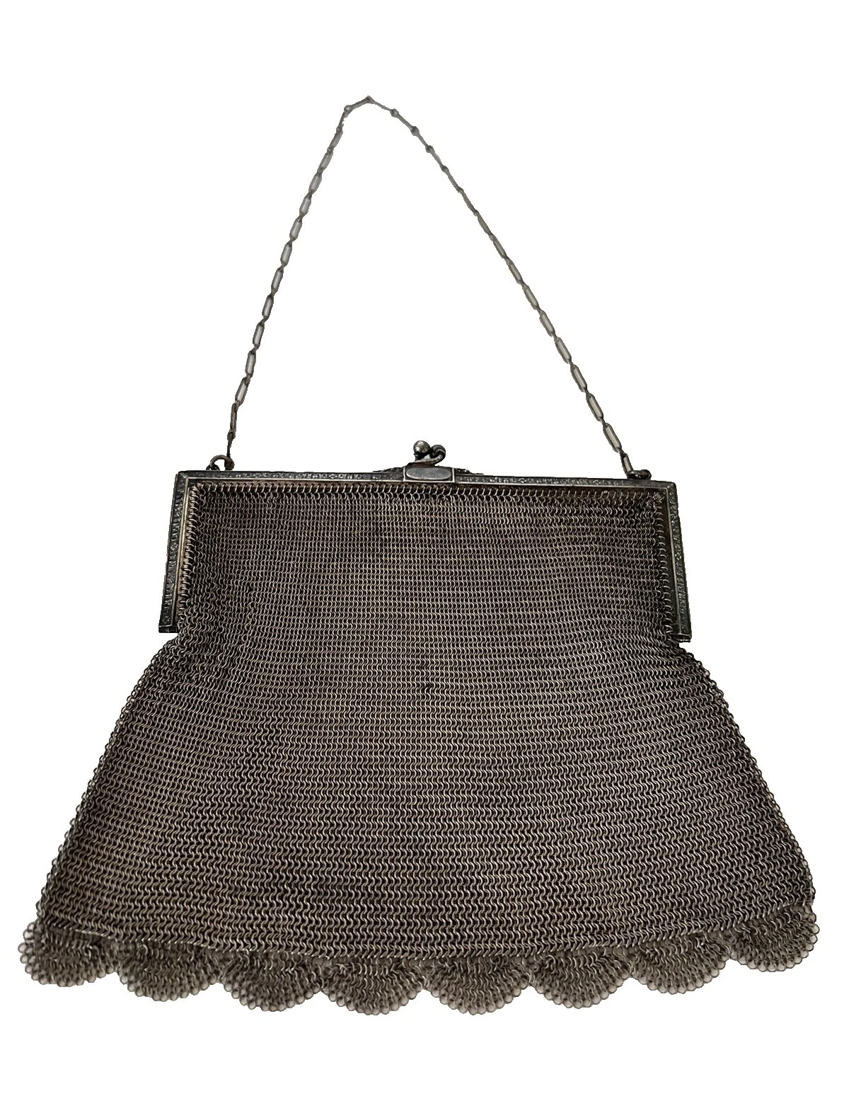 Prata esterlina Whiting & Davis acessórios Vintage