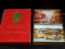 Vtg Congress 606 Cincinnati Milacron Playing Card Decks 70 Yrs Helping America