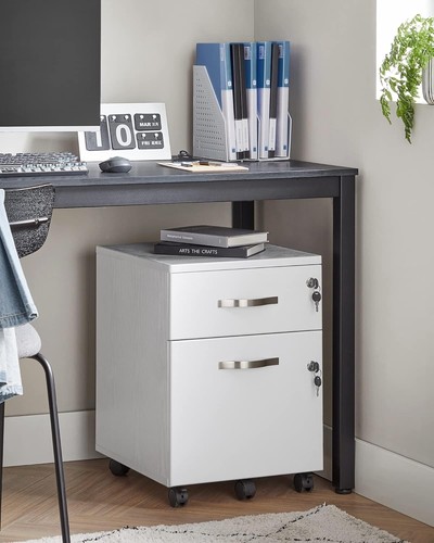 2-Drawer Vertical Filing Cabinet with Lock and Locks Lockable File Cabinet - Picture 32 of 36