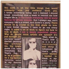 Andy Warhol Quotes Offset Print Lithograph Pop Art Is For Everyone 1963