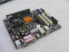 ECS l7vmm3 Motherboard w/ RAM & Fan/Heatsink/CPU
