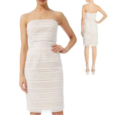 adrianna papell strapless lace sheath dress Lace Strapless Bridal Ball Gown by Adrianna Papell 31317
