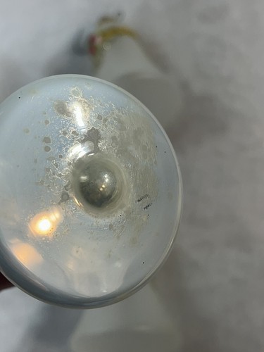 Christmas by Krebs Vtg Glass Bell Ornaments Victorian Rose Small Flowers Gold - Picture 11 of 12