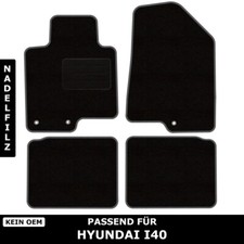 Für Hyundai i40 ab 2011 - Fußmatten Nadelfilz 4tlg Schwarz Für Hyundai i40 ab 2011 - Fußmatten Nadelfilz 4tlg Schwarz