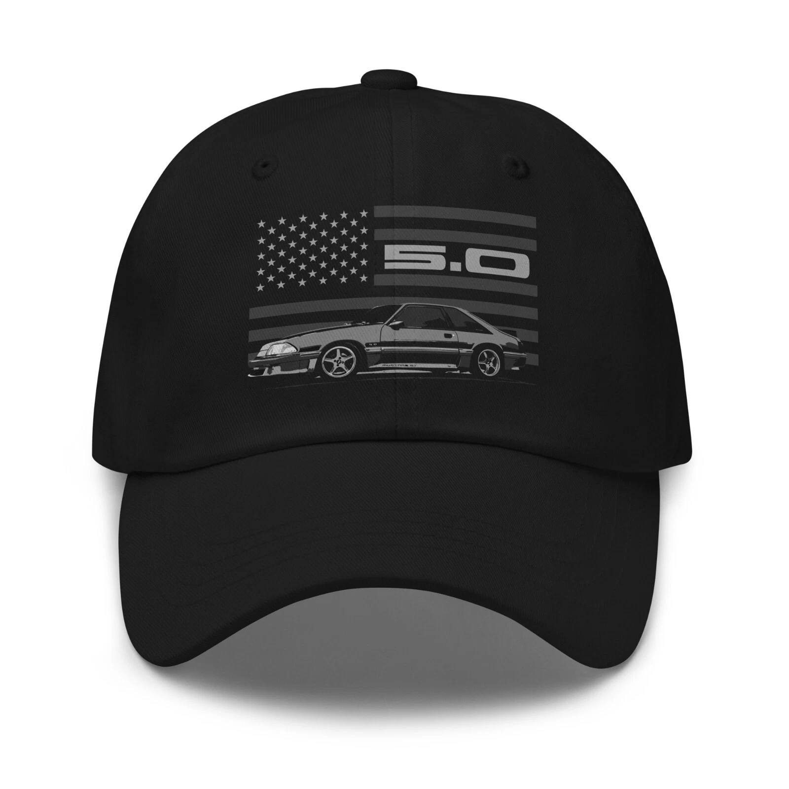 Mustang Fox Body 5.0 Dad Hat – American Muscle Car Retro Pony Car Cap