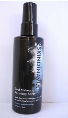 SKINDINAVIA Post-Makeup Recovery Spray Full Size Soothing, Acne-fighting Mist