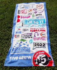 Rare Five Below 20th Anniversary Wowtown experience Beach Towel Limited Edition
