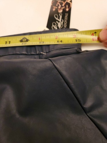 Aeropostale Skirt "Pretty Little Liars", Navy Pleather Skirt. NWT Med. - 第 3/10 張圖片