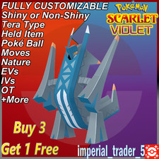 Pokémon Scarlet and Violet ✨ Shiny Archaludon ✨ W/ Best 6IV Customizable