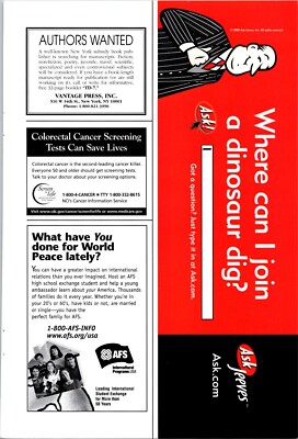 Ask Jeeves Where can I join a Dinosaur Dig Original Vintage Print Ad