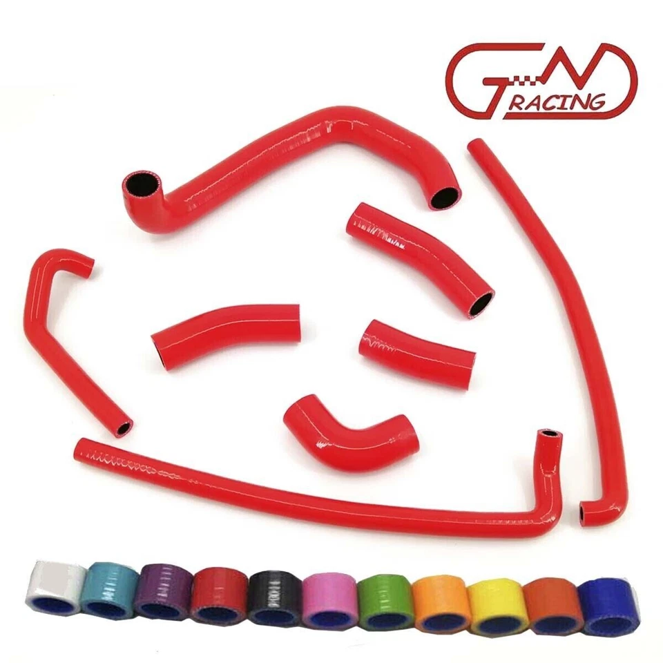 Kit de mangueras de agua de radiador de silicona verde Fit Kawasaki Ninja ZX7R ZX-7R 1996-2003 Foto 4 de 4