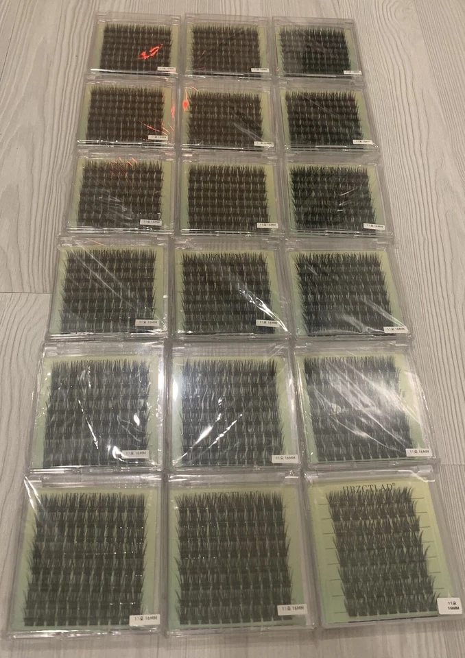 Diy Cluster, Black Eyelashes, Start Business Christmas Gifts, Job lot 10 Sets - Image 2 of 4