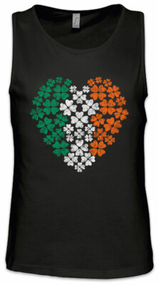 Irish Cloverleaf Heart Herren Tank Top Cloverleaf Irland Ireland Kleeblatt Irish