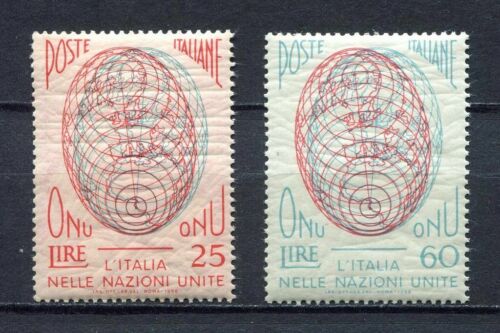 s24325) DEALER STOCK ITALIA  1956 MNH**  ONU - UNO 2v (x10 SETS) - Afbeelding 1 van 1