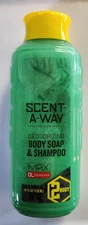Scent-A-Way Max 24oz Liquid Body Soap & Shampoo Green 24 oz
