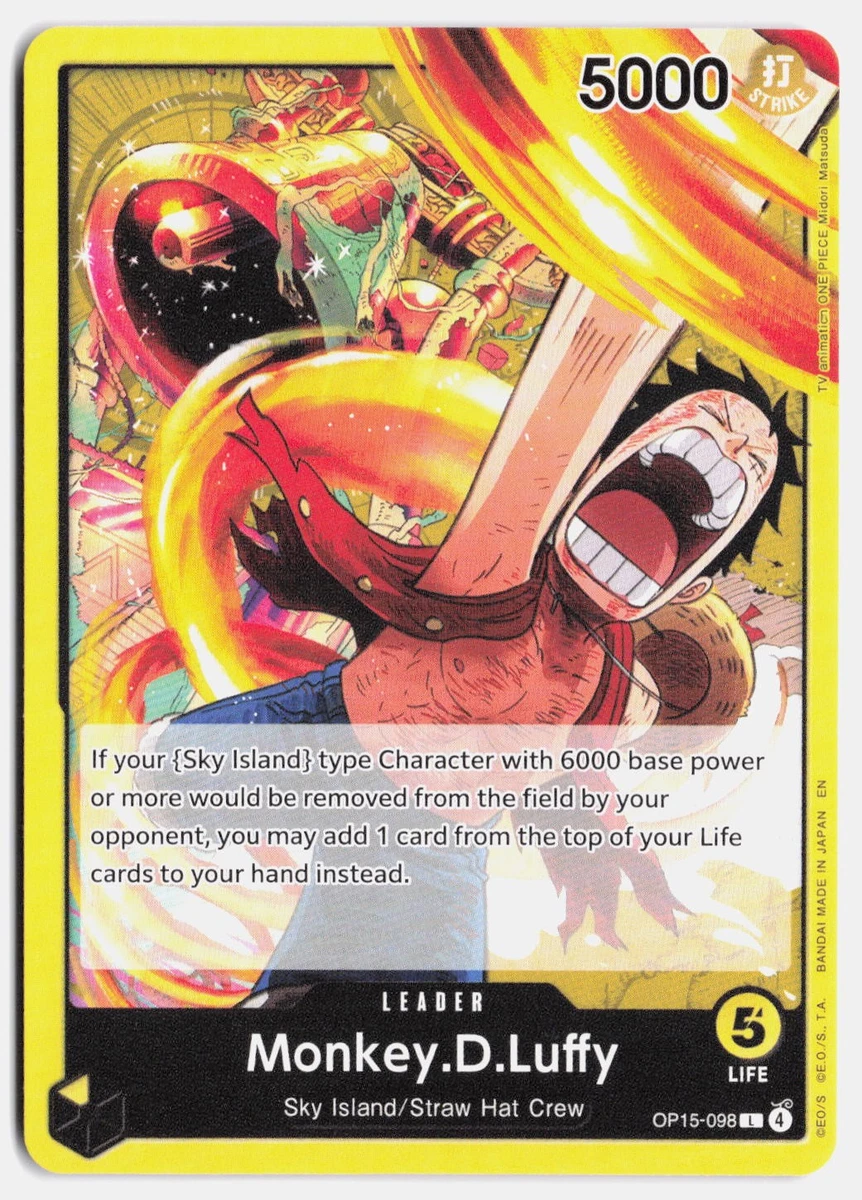 Monkey.D.Luffy OP15-098 Adventure on Kami's Island for sale | eBay
