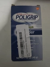 2 Pack- -Super PoliGrip POWDER 12hr hold-- 1.6oz
