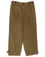 Zara Pantalone Uomo Relaxed Fit Cropped Grande W30 L25 Cachi CK11
