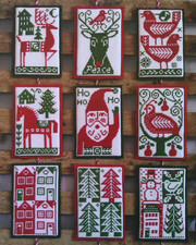 Nordic Holiday Prairie Schooler Christmas cross stitch pattern no 191