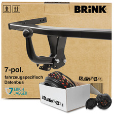Für Peugeot 307 Fliessheck 3A/C Brink Anhängerkupplung starr & 7poliger E-Satz