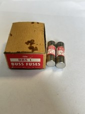 Lot of 2 Bussmann BUSS BBS-1 Fuse With Box