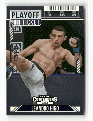 2025 Panini Contenders PFL Leandro Higo #82 Playoff Ticket 139/199