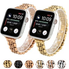 Slim Stainless Steel Watch Band For Apple Watch Ultra 4/3 49mm 12 11 10 9 8 7 SE