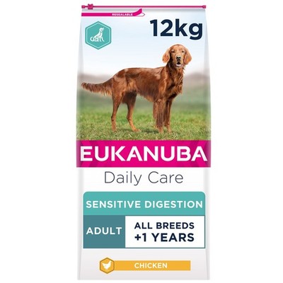 Eukanuba Sensitive Digestion Highly Digestible Complete Dry Dog Food for Adult