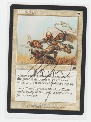 Magic the Gathering ~  Unified Strike ~ M/NM ~ Onslaught ~ Signed by Artist #1