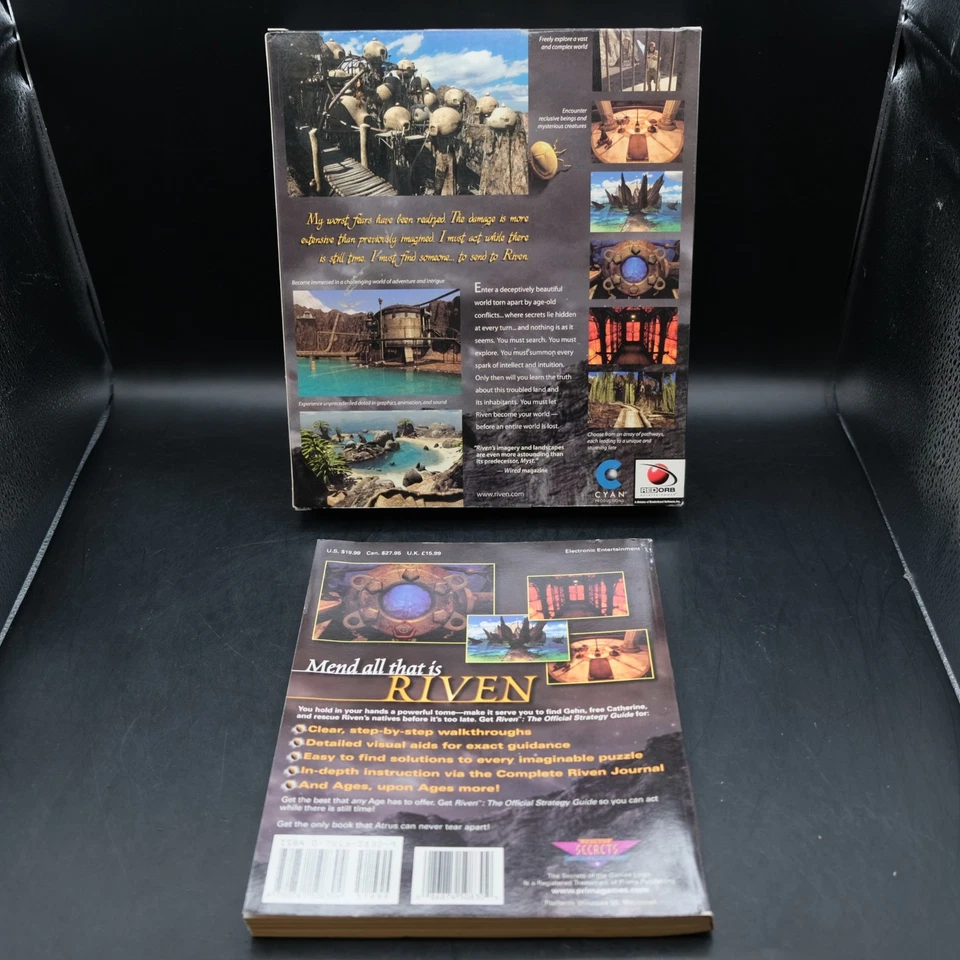 NEW Riven: The Sequel to Myst PC Big Box Factory Sealed With Strategy Guide - Image 2 of 4