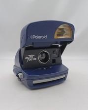 Polaroid One Step Auto Focus Camera 600 - Blue - No Handle - Working
