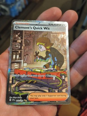 Pokémon TCG Clements Quick Wit Full Art Special Illustration Rare 243/192 NM