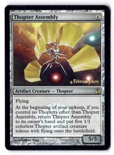 Thopter Assembly LP* FOIL PRERELEASE PROMO Mirrodin Beseiged  140/155-UnltdCards