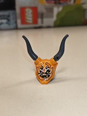 NEW Ninjago Visor Orange Mask Oni with Mask of Deception - Lego Custom Mask