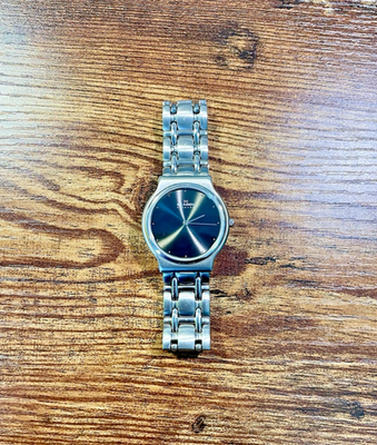 Skagen Denmark Men's Watch Silver Tone Black Dial 32LSXM New | eBay