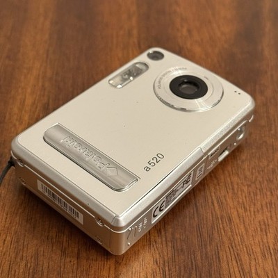Polaroid A520 5.0 Megapixel Digital Camera In Silver With Case