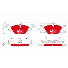 Satz Bremsbeläge Bremsklötze vorne für Opel Astra G F70 T98 F35 Zafira | 2388