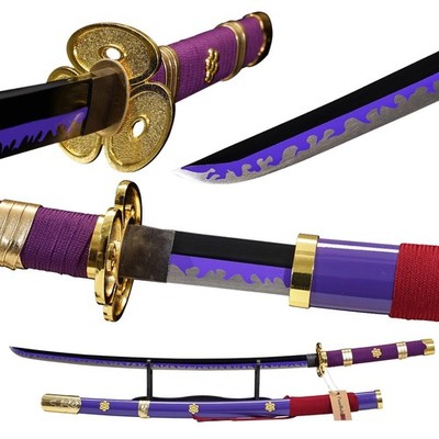 Purple Enma Zoro Sword,1095 high Carbon Steel 41