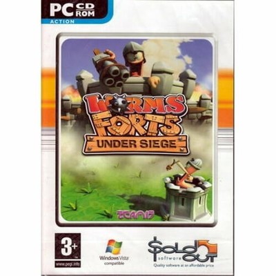 Worms Forts: Under Siege PC CDRom - Now who's king of the castle?