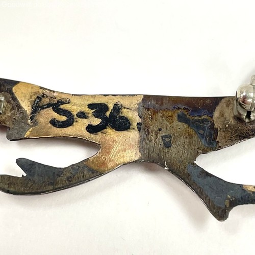 925 Sterling Silver Charming Road Runner Brooch 2.32 inch Length - 7.33g - Picture 5 of 6