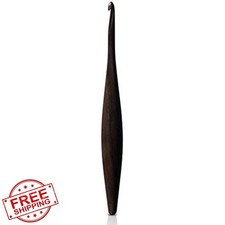 Furls Ebony Streamline Crochet Hook, I-5.50MM, 7" Wood Ergonomic