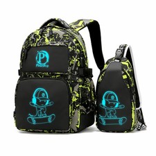 Kids Backpack for School Boys Backpacks with USB Charging Port College Eleme