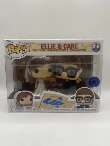Funko POP! Disney Pixar Up Ellie & Carl Wedding Pop in a Box Exclusive OPEN BOX