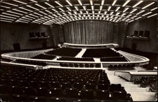 RPPC Palace Hall Bucharest Romania vintage real photo postcard r855