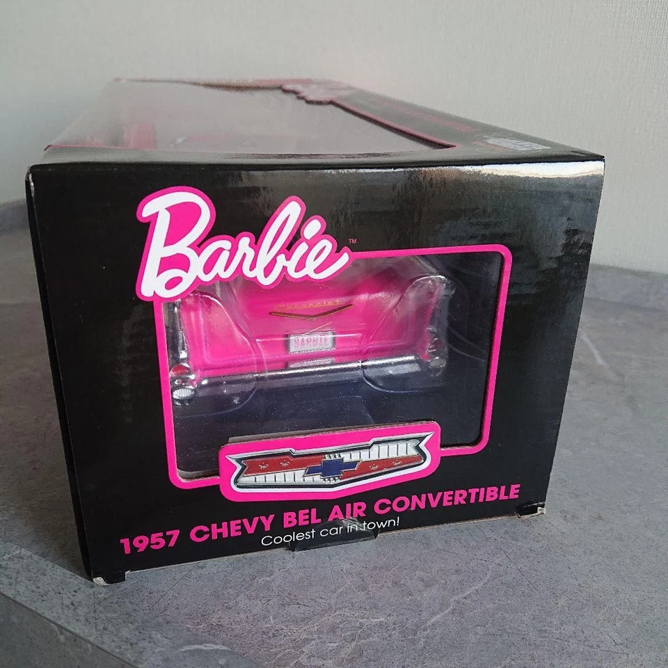 Auto World 1957 Chevrolet Bel Air Barbie 1/18 Minicar - Image 4 of 4