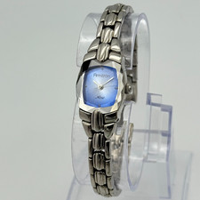 Women's ARMITRON Now Silver Tone Blue Dial Classic Bracelet Watch, 17mm, 75/2963