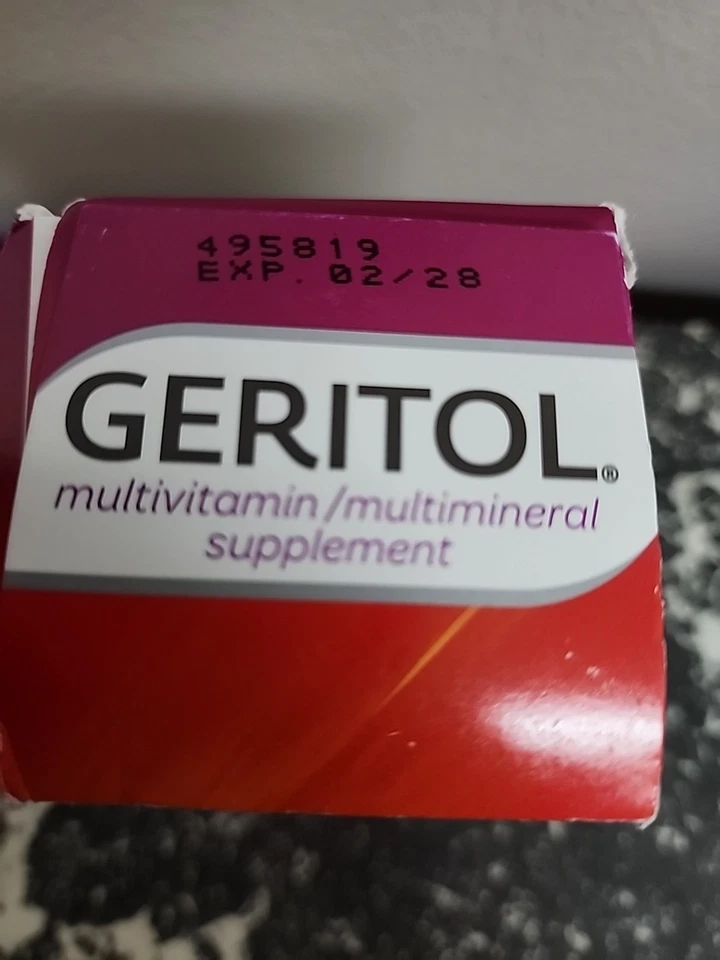 100 Comprimidos Geritol Multivitaminas y Minerales Suplemento Apoyo al Sistema Inmunológico Foto 3 de 4